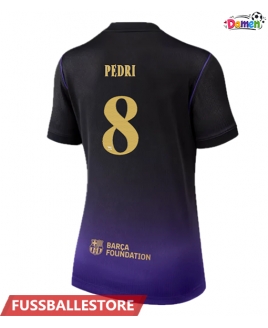 Günstige Barcelona Pedri Gonzalez #8 Auswärtstrikot Damen 2026-27 Kurzarm